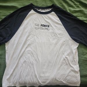 Star Wars Disney 3/4 Baseball Tee XXL